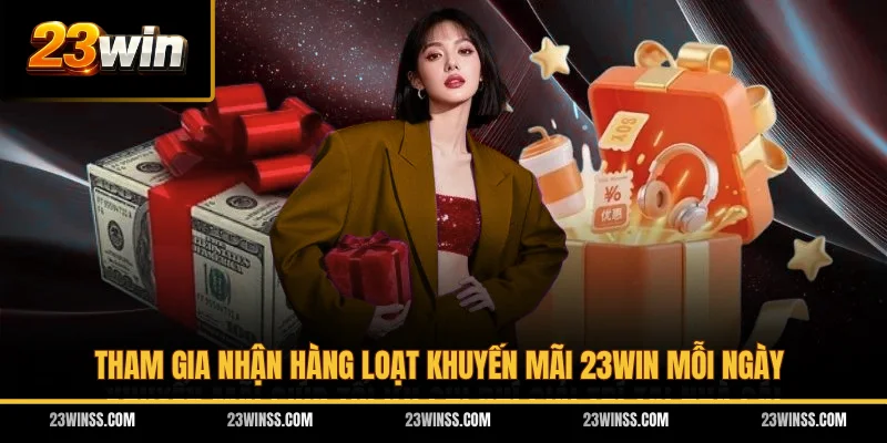 Tham gia nhận hàng loạt khuyến mãi 23WIN mỗi ngày